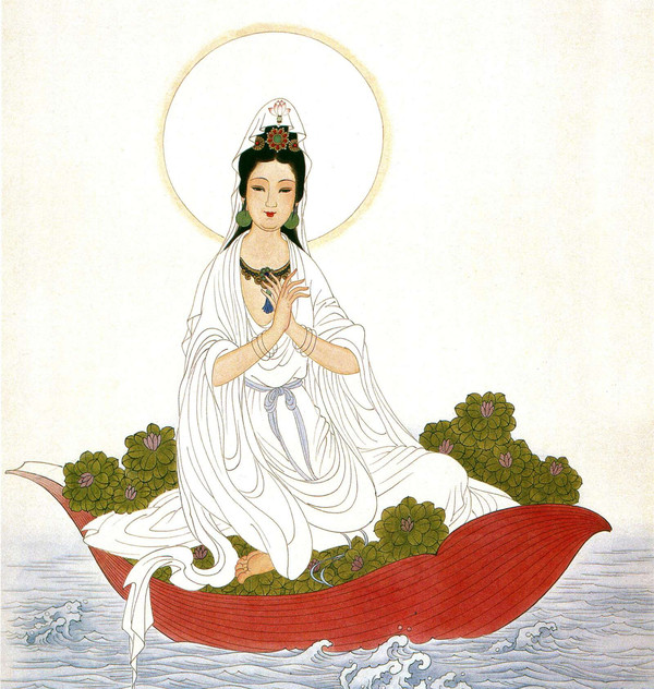 观音菩萨的摆放
