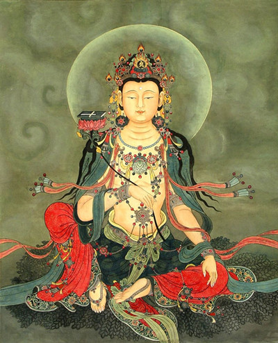 大势至菩萨头上宝瓶的来历故事