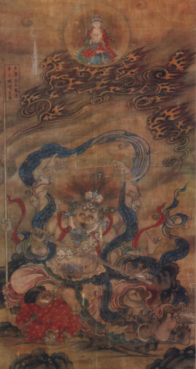 八大明王护法之降三世明王