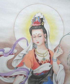 洒水观音的形象