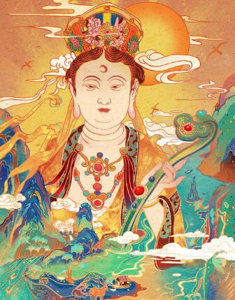 大功德天之大吉祥天女除难咒