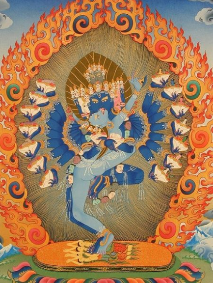 忿怒本尊之喜金刚的形象