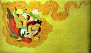 甘丹寺塑像：宗喀巴大师。（1959）